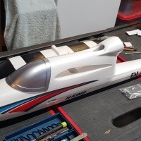 20210704   bixler 2 build     fuselage with vertical stabaliser
