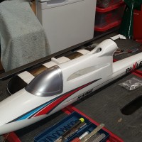 20210704   bixler 2 build     fuselage with vertical stabaliser