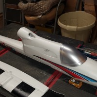 20210704   bixler 2 build     fuselage with vertical stabaliser