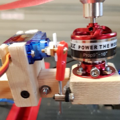 20a tail motor and yaw assembly