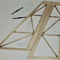 vertical stabaliser in progress