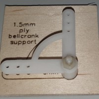 expr   ply bellcrank support and bellcrank