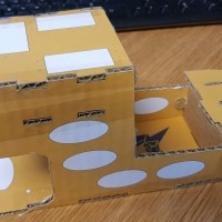 graupner helimax   mock up of tx mixing servo box