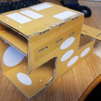 graupner helimax   mock up of tx mixing servo box