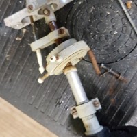 micro mold lark 2   main rotor drive  swashplate