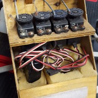 micro mold lark 2 25   servos before cleanup