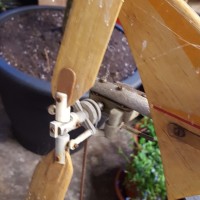 micro mold lark 2 25   tail rotor before cleanup
