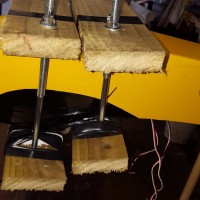 20170822   glueing panels back in